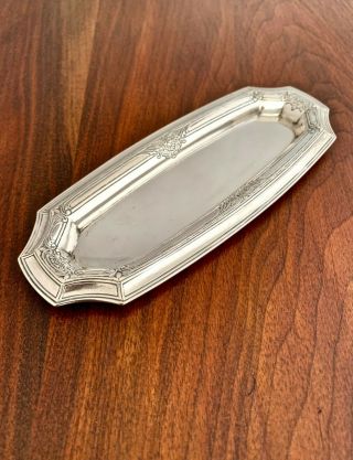 Stunning Tiffany & Co.  Sterling Silver Pin Tray: Shell Pattern,  No Monogram 1911