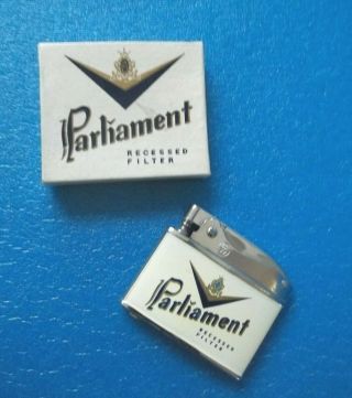 Vintage Parliament Recessed Filter Cigarette Lighter W/ Box By Ryan