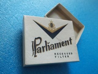 Vintage Parliament Recessed Filter Cigarette Lighter w/ Box by Ryan 2