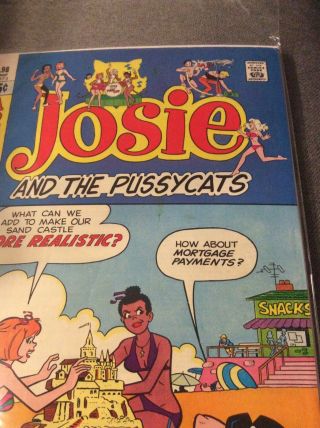 Vintage Josie And The Pussycats Comic Book 98 1978