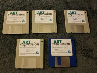 Art Expression 5 Floppy Software Kit For The Amiga