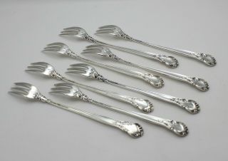 Gorham Chantilly Sterling Silver Cocktail Forks - Set of 8 - 5 1/2 
