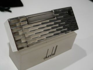 Vintage Dunhill Silver Plated Lighter