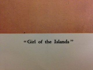 Walter (Margaret) Keane Big Eyes Vintage LARGE Litho Print Girl of The Islands 3