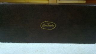 Vintage Sunbeam Electric Knife Carving Fork Wall Mount And Case 3