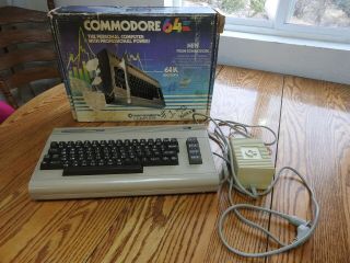 Vintage Commodore 64 Computer - Powers On