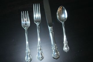 Old Master Sterling Silver 4 Pc Table Setting