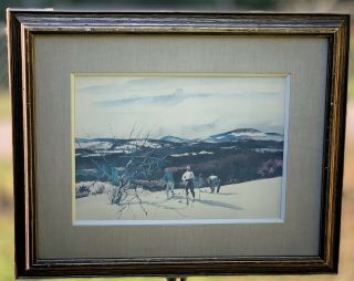 Vintage Turner Wall Accessories Framed Print From Mt.  Kearsarge By Andrew Wyeth