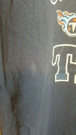 Tennessee Titans Vintage 1999 AFC Champions Bowl XXXIV NFL T - Shirt XXL 3