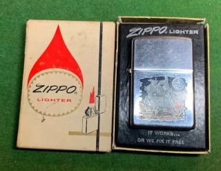 Vintage 1968 Zippo Lighter Apollo Moon Landing
