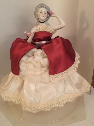 Vintage Goebel Lady Emma Hamilton Half Doll Tea Cozy