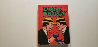 Vintage 1968 Little Big Book Dick Tracy Encounters Facey