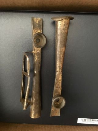 Set Of 2 Antique Vintage Metal Kazoos From The 40 