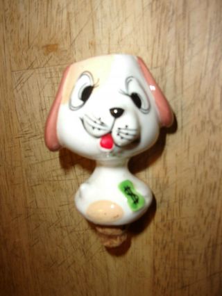 Puppy Dog Cork Decanter Lid Holt - Howard Japan Pixieware
