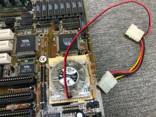 FIC 486 - PIO - 3 Socket 3 AT Motherboard AMD AM486 120MHz Award BIOS ISA PCI Slots 2