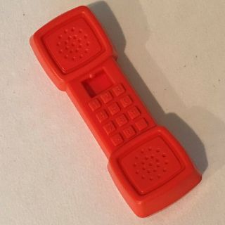 Fisher Price Fun With Food Kitchen Replacement Orange Phone Vintage 1987