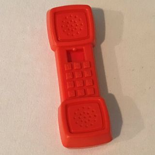 Fisher Price Fun with Food Kitchen Replacement Orange Phone Vintage 1987 2
