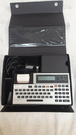 Vintage 1982 Casio Fx - 820p Lcd Basic Pocket Computer Calculator Inoperable
