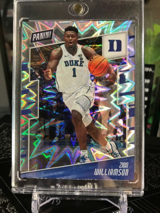 2019 Panini The National Zion Williamson Rc Rookie /40 - Explosion Prizm 11/40.