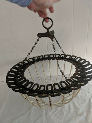 Antique Cast Iron Hardware Store Buggy Whip Display Holder