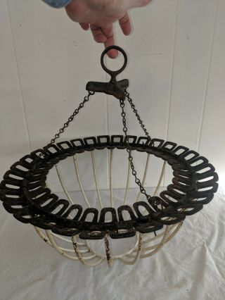 Antique Cast Iron Hardware Store Buggy Whip Display Holder 2