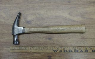 Old Tools,  Vintage Craftsman =m= Straight Claw Hammer,  1lb.  7.  8oz. ,