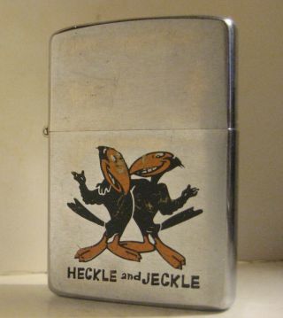 1981 Cartoon Art Zippo Heckle & Jeckle The Talking Magpies Paul Terry Terrytoons