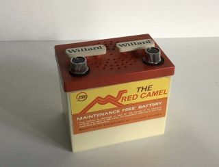 Vintage Willard Car Battery A.  M.  Transistor Radio Advertising Giveaway,