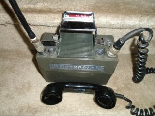 Motorola Pt 300 Vhf Handie - Talkie Fm Radios Vintage Antique