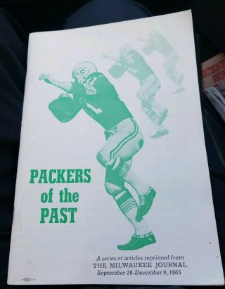 Vtg.  Green Bay Packers Of The Past - Blood Herber Fritsch Halas Isbell Howton