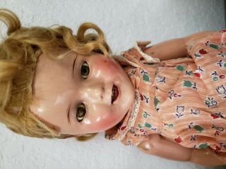 Vintage Shirley Temple Doll Ideal Toy Co.  Composition Doll 15 Inch
