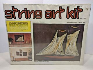 1976 Mcculla String Art Kit - Boat Golden Fleece Schooner Ship -