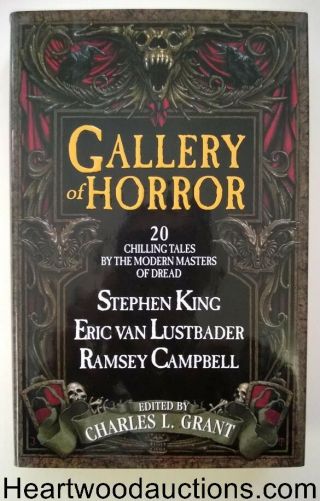 Gallery Of Horror By Charles L.  Grant Hc W/dj -