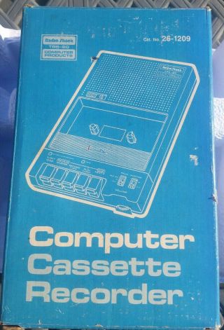 Vintage Tandy Radio Shack Ccr - 82 26 - 1209 Trs - 80 Color Computer Cassette Recorder
