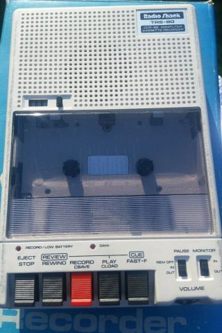 Vintage Tandy Radio Shack CCR - 82 26 - 1209 TRS - 80 Color Computer Cassette Recorder 2