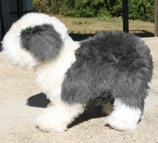 Vintage Rare Avanti Applause Jockline Large Plush Old English Sheepdog - Italy