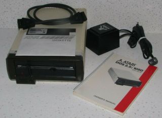 Atari 1050 (dual Density) Diskette Drive W/atari Dos - Tested/working &
