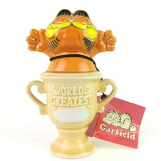 Vintage 1978 Ceramic Garfield World 