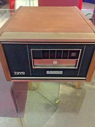 Vintage Toyo Ch - 751 4 Channel Q Audio 8 Track Player