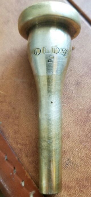 Vintage Goldplated Olds 2 Trumpet Mouthpiece