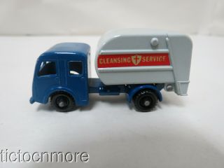 Vintage Lesney Matchbox No.  15 Tippax Refuse Collector Truck Cleansing Service