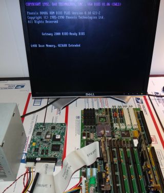 Micronics 09 - 00081 - 02 Motherboard Gateway 2000 486 Vintage Intel DX 33MHZ 3