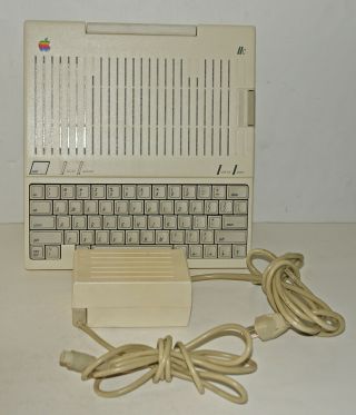 Vintage Apple Iic A2s4000 With Power Supply - Boots,  But Needs Disk Drive Repair