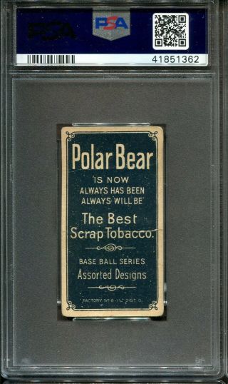 1909 - 11 T206 Polar Bear Red Kleinow Catching PSA 1.  5 N.  Y.  Amer. 2