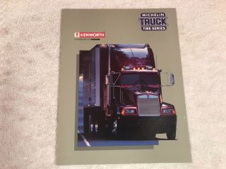 Rare Michelin Tire For Kenworth Trucks Dealer Sales Brochure