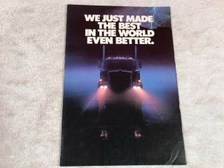Rare 1970s Kenworth Trucks Dealer Sales Brochure