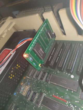 Rom Card With Diagnostic For Apple Ii Clone Motherboard With Z80 Cpu Build In