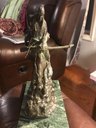 Frederick Remington Bronze Hunter Statue