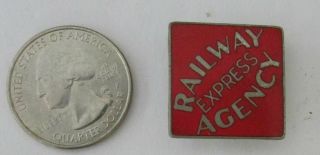 Railway Express Agency Trains Railroad Hat Lapel Tie Pin