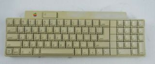 Vintage Apple Desktop Bus Keyboard A9m0330 White Apls